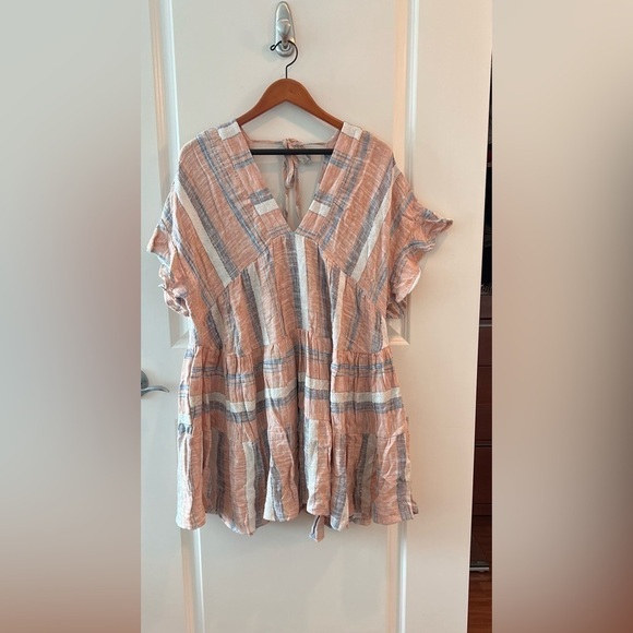 Lulus Linen babydoll dress NWT - Picture 2 of 16